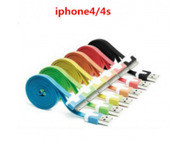 Apple iphone 4S 3gs Apple colored noodles data line data line data line 1m/2m/3m